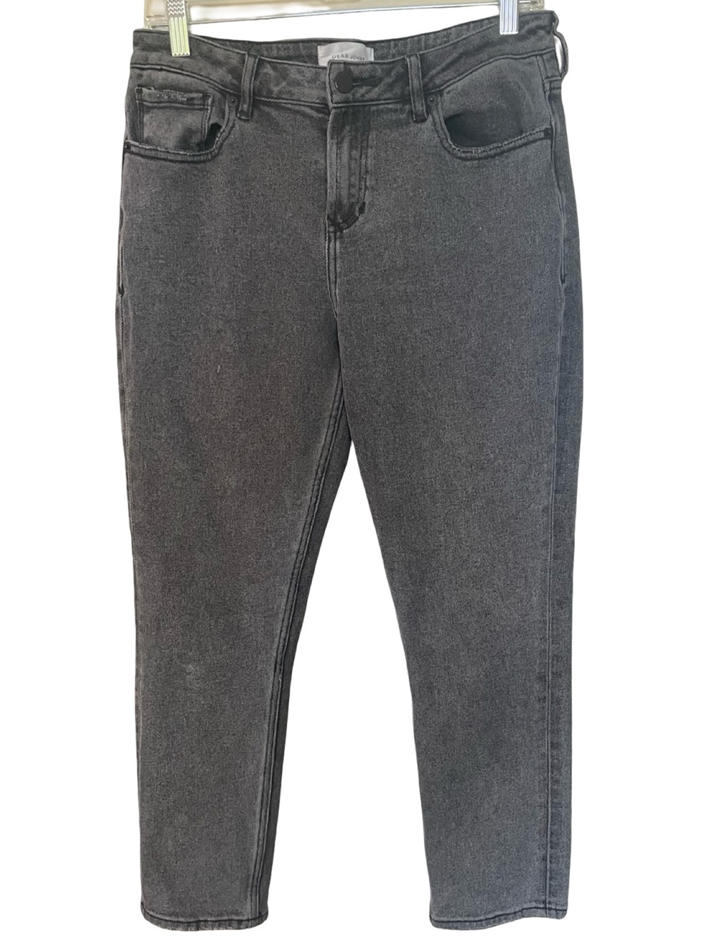 Dear John Blaire Straight Jeans Size 29 Washed Black Stretch Denim